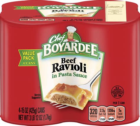 Chef Boyardee Ravioli