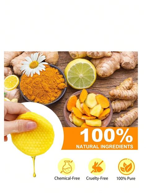 Turmeric Acid Brightening Cleanser One Side Black Remover Cotton Pad ...