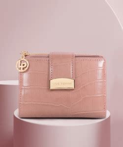 LINO PERROS Women Casual Pink Artificial Leather Wallet PEACH - Price ...
