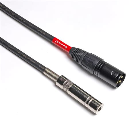 Suanqi XLR Male to 1/4 inch TRS Female Adapter Cable, 6 India | Ubuy