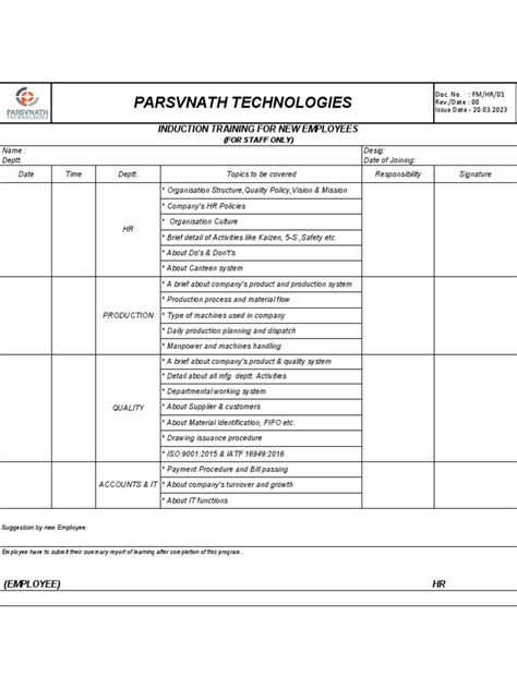 Image result for Induction Training Programme