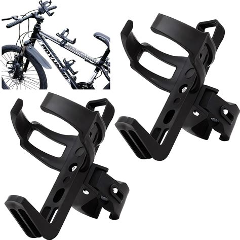 2 Pack Bike Water Bottle Holder No Screws, Universal Bicycle Water ...