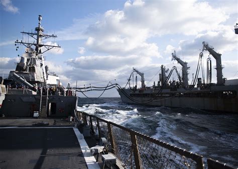 USS Donald Cook Conducts Underway Replenishment in the Black Sea u003e U.S ...