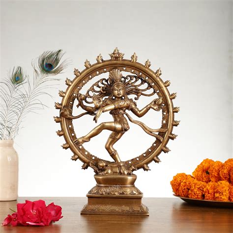 Buy Brass Dancing Shiva Nataraja Statues - Budhshiv.com