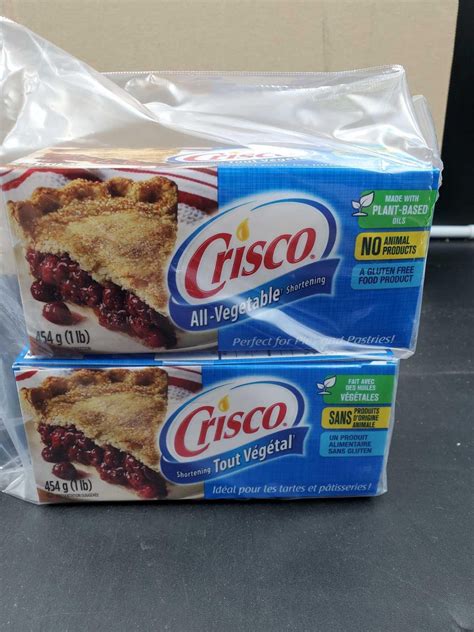 Crisco All Vegetable Shortening (2 x 1lb)