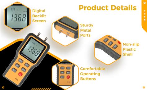 Image result for Digital Manometer Gas