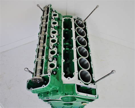 Jaguar V12 Engine Block Coffee Table - British Racing Green Finish, Ma – Ben's Auto Decor
