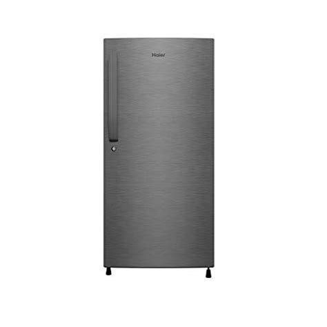 Haier 190 L 3 Star Single Door Refrigerator (HED-203DS-P, Dazzle Steel ...