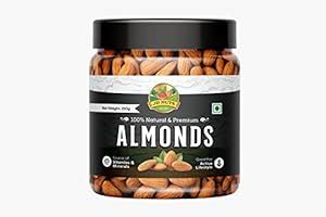 JD Nuts Natural Premium Almonds | Fresh Badam |High in Fiber & Boost ...