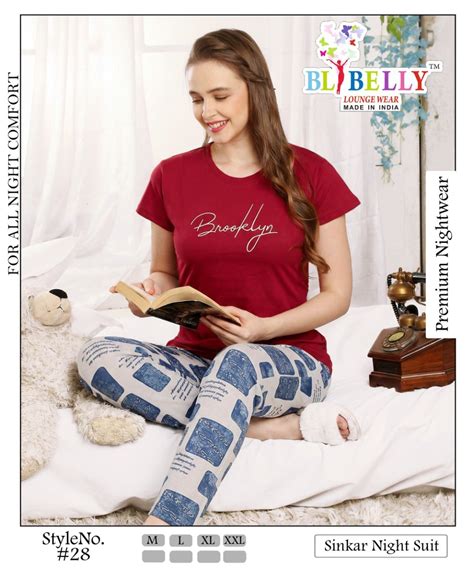 Vol 717 Belly Sinker Pyjama Night Suits Supplier – Kavya Style Plus