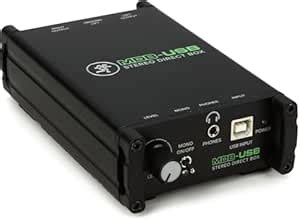 Mackie Signal Direct Box (MDB-USB) : Amazon.in: Musical Instruments