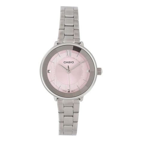 Casio Analog Pink Dial Women's Watch-LTP-E163D-4ADF (A1731) : Amazon.in ...