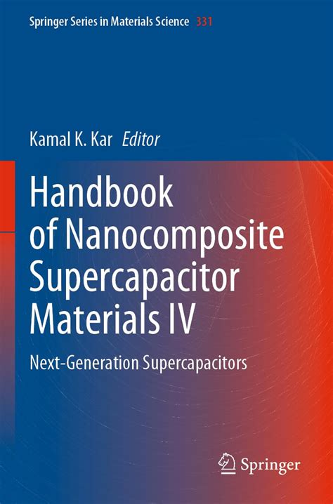Handbook of Nanocomposite Supercapacitor Materials IV: Next-Generation ...