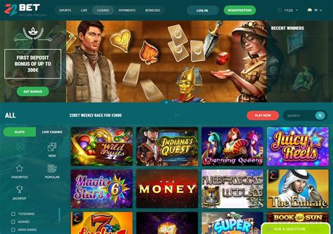 22Bet Casino Roulette » Review & Bonus » Up to ₹25000 » May 2022