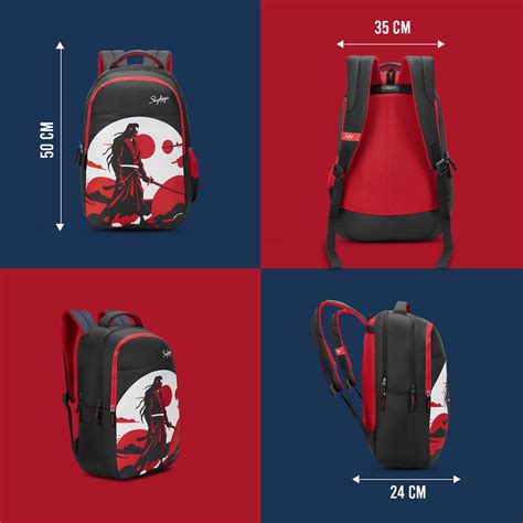 Skybags Kyro Anime, Soft Feel Fabric Polyester, 28 Liters, 3 Compartme