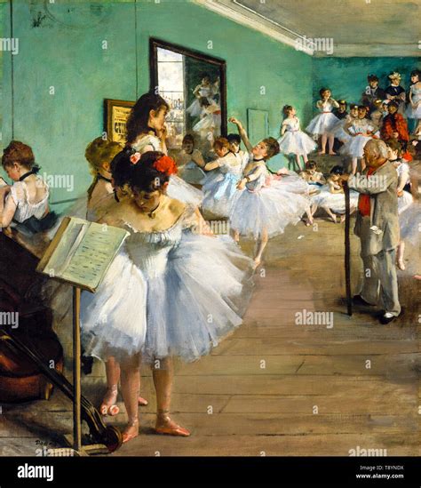 Ballet, Edgar Degas, The Dance Class, painting, 1874 Stock Photo - Alamy
