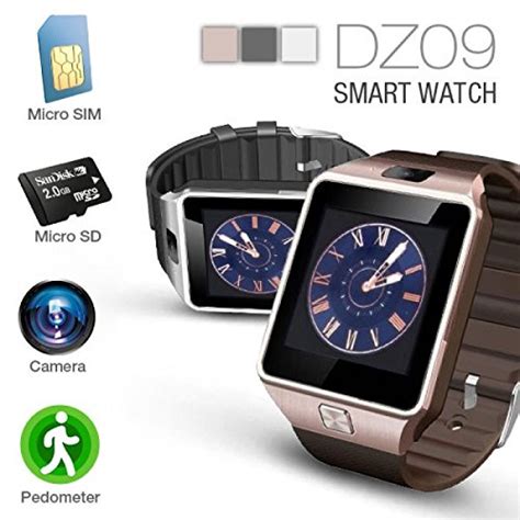 Bong India DZ09 Bluetooth Smartwatch with Camera Memory and SIM Card ...