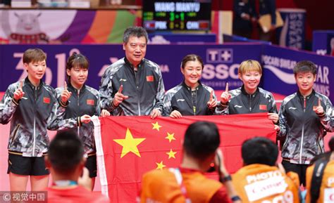 亚运会-中国女乒3-0朝鲜 收获4连冠前无古人_体育_腾讯网
