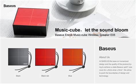 Baseus Encok E05 5W Music-cube Wireless Speaker with 1500 mAh Battery ...