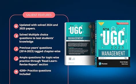 Buy Pearson NTA UGC NET Paper 2 Management 2025 | SET, JRF | Includes ...