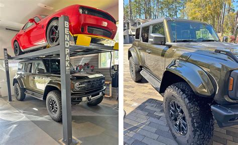 Shelter Green 2024 Bronco Raptor in garage. | Bronco6G - 2021+ Ford Bronco & Bronco Raptor Forum ...