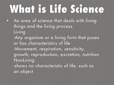 Image result for Life Science Examples