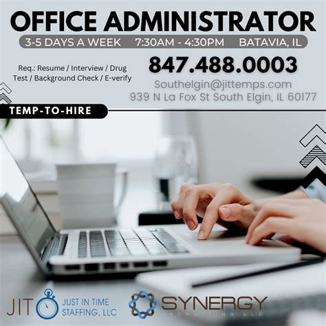 Just in Time Staffing LLC on LinkedIn: #office #administrator #jobs # ...