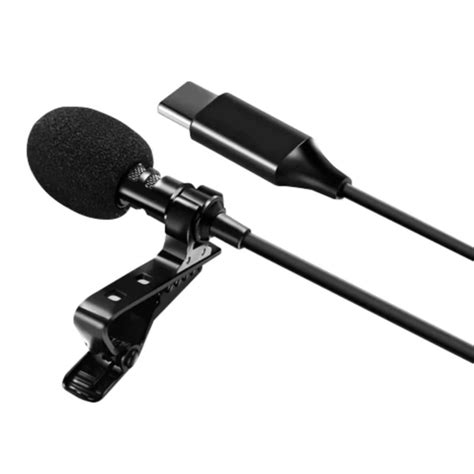 Digitek (DM-03 Type-C) Lavalier Omnidirectional Microphone, Clip on Co ...