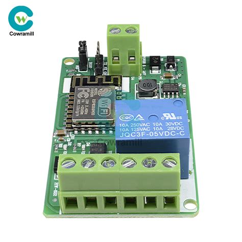 DC 7-30V ESP-12F ESP8266 WIFI Relay Module Network | Ubuy India