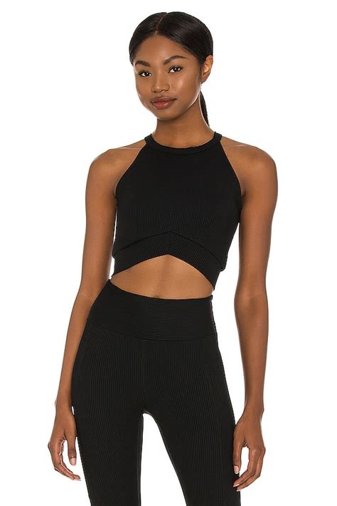 YEAR OF OURS Brigitte Halter Top in Black | REVOLVE