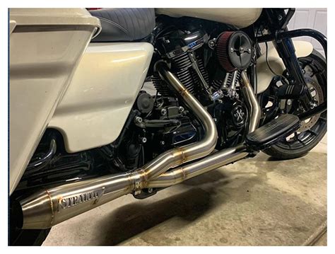 Stealth Pipes Inc 2 into 1 High Performance Exhaust For Harley Touring 2017-2023 - RevZilla