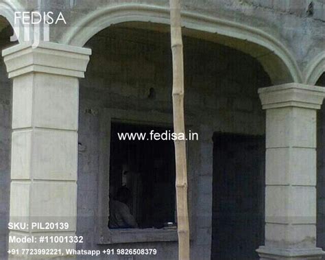 Brick Column Cost Front Pillar Design Pillar Ka Design