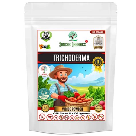 Sansar Organics® Trichoderma Fungicide - Viride Powder for Plants (2 x ...