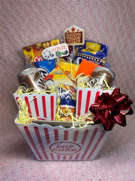 Movie Night Gift Basket - Etsy
