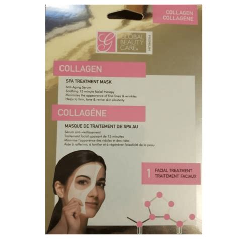 Buy 2 Pack Global Beauty Care Premium Collagen Spa Treatment Mask for ...