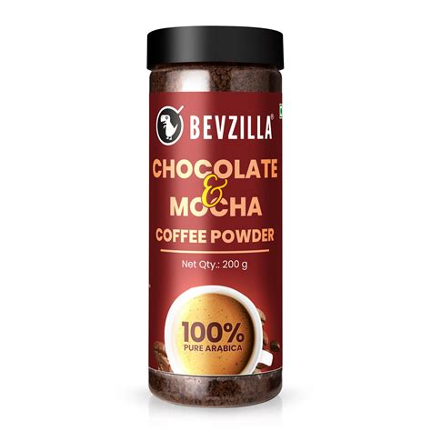 Bevzilla 200 Gram Instant (Choco-Mocha) Coffee Powder | Make 100 Cups ...