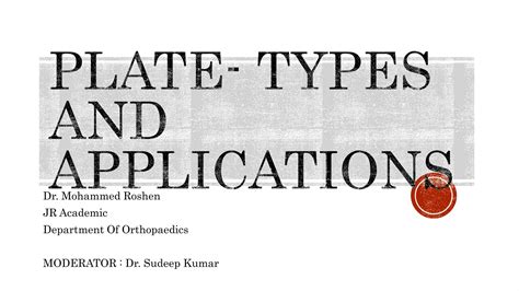 Types Of Plates Used In Orthopaedics at Georgia Kirsova blog