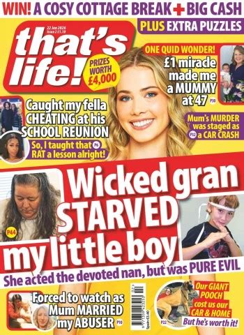 that's life! UK - 15 January 2026 Issue | Real Stories, Puzzles & Lifestyle