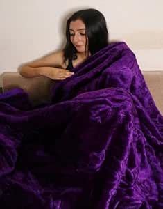 Buy Tundwal's Super Soft Luxurious Mink Blanket | Light Weight, Floral ...