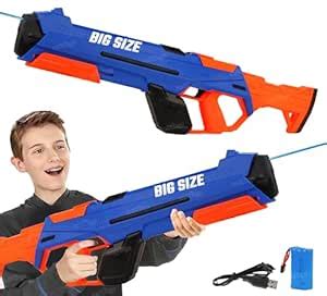 Buy Electric Water Gun Toy Holi Pichkari with Dual Modes Manual ...
