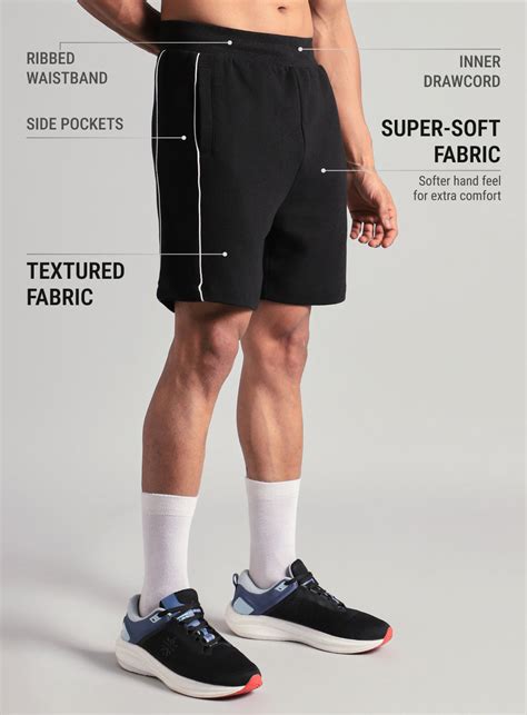 Buy Men's Black Rest Day Shorts Online in India | Cult Store