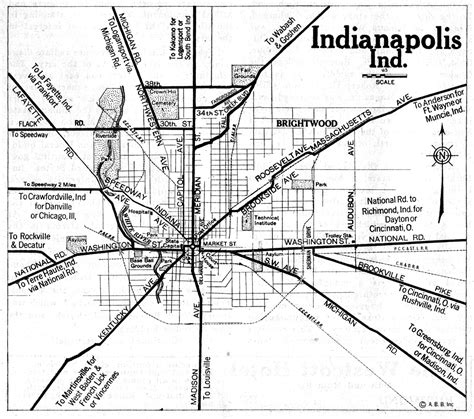 Indianapolis City Map ~ Usa Map Guide 2016