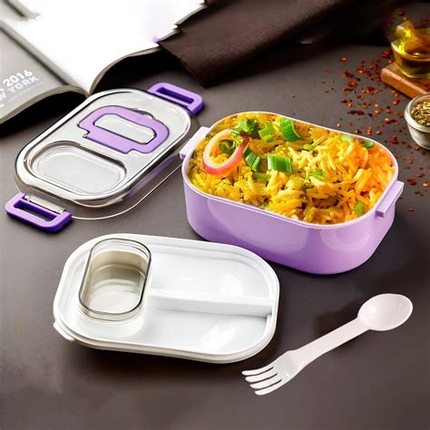 Multi-Functional 1 Set Leakproof Lunch Box with Cutlery & Tumbler – DeoDap