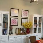 Honnaly 2 Pantries with Glass Doors and Sideboard Set - Brown ...