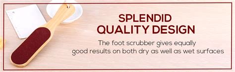 Temperia Double Sided Foot File Scrubber | Dead Skin & Callus Remover ...