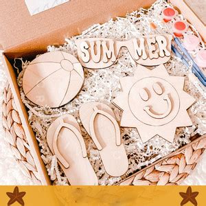 American-Elm Wooden Cutouts Shapes 4 to 6 Inch Sandal Shape for Kids ...