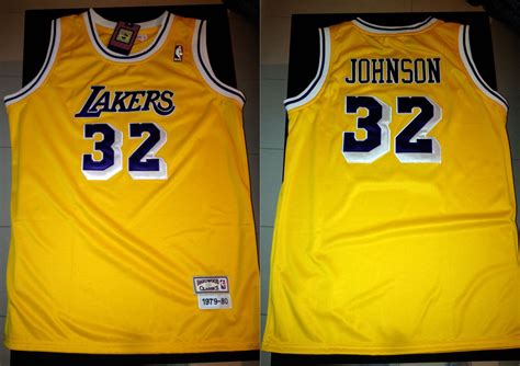 Magic Johnson Jerseys - Los Angeles Lakers