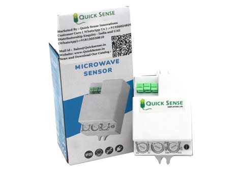 QUICK SENSE (QS-M5A) Microwave Radar Motion Sensor Occupancy Body ...