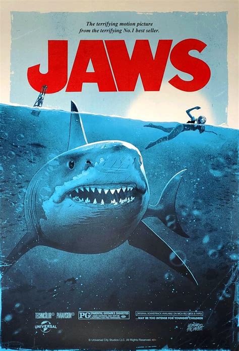 Jaws - Steven Spielberg - Hollywood Movie Art Poster 1 - Posters by ...