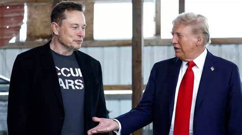 Big rift between Elon Musk and Donald Trump: The President appears to ...